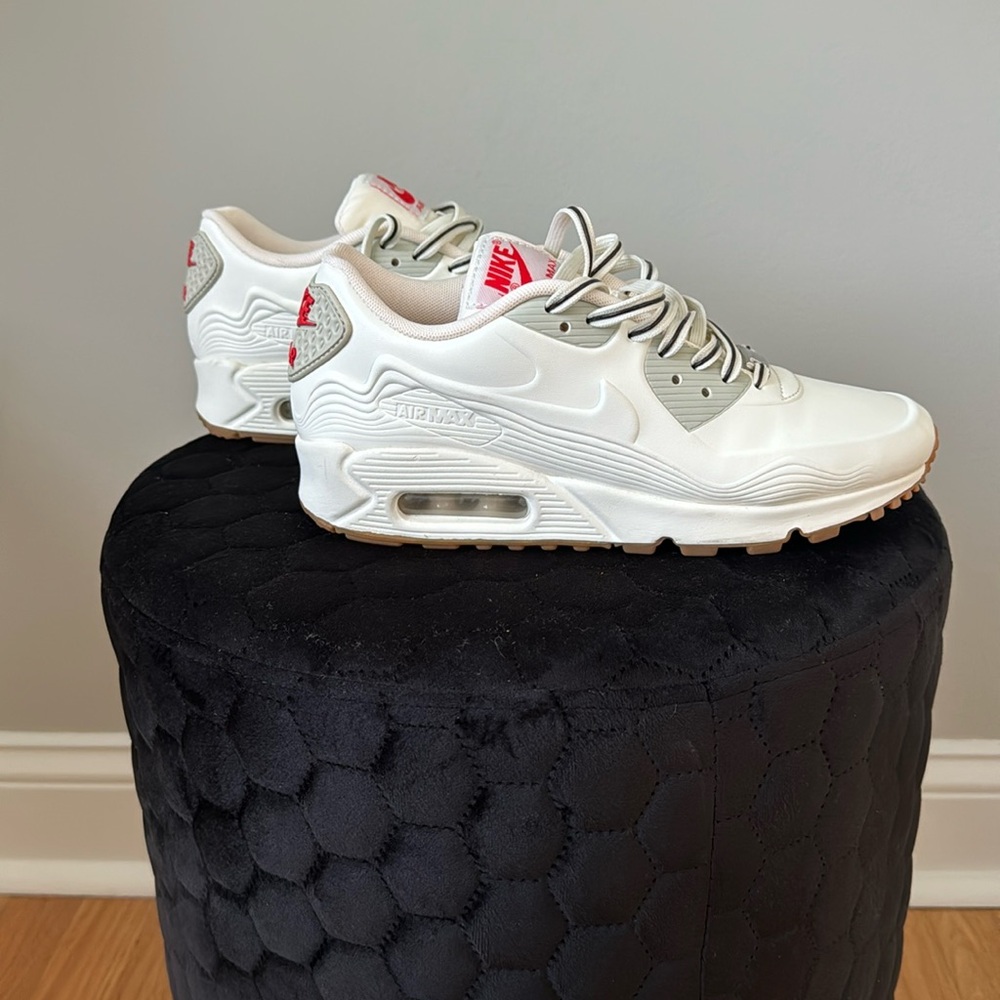 WMNS NIKE AIR MAX 90 VT QS "TOKYO" WHITE-LIGHT BEIGE SZ 6.5